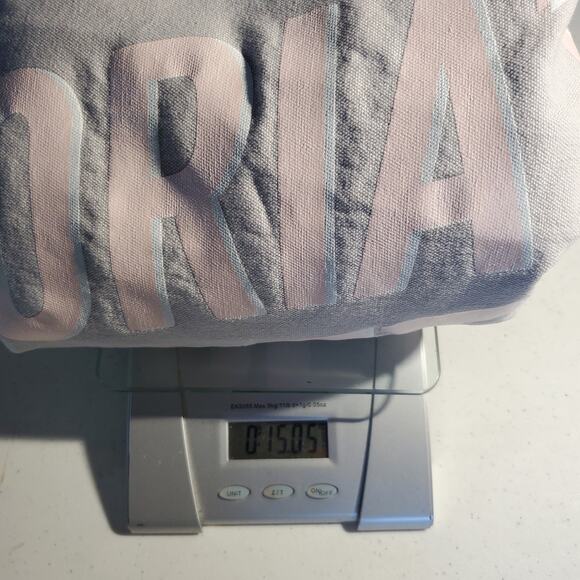 Victoria's Secret Athletic Sport Bag Weekender Overnigh Tote Bag Gray & Black - Picture 10 of 10